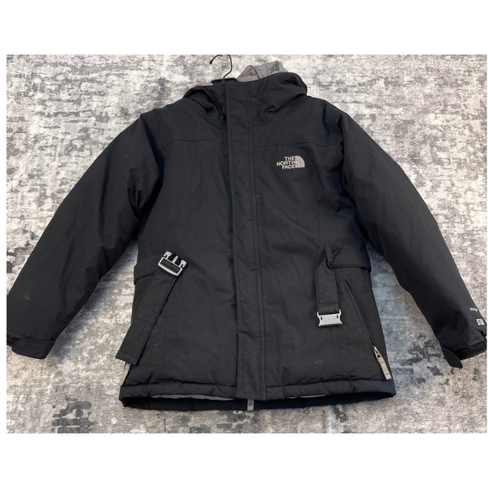 The North‎ Face Girls L 14/16 Black 550 Down HyVent Parka Coat Outdoor Winter
